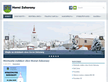 Tablet Screenshot of hornezahorany.sk